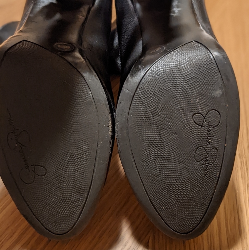 Black Platform Booties - image 3